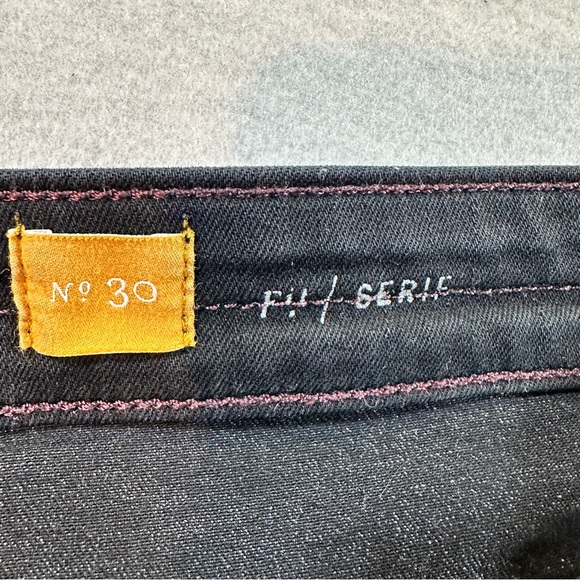 Pilcro & The Letterpress Serif Black Mid Rise Skinny Jeans Women’s 30 Zip - Picture 7 of 11